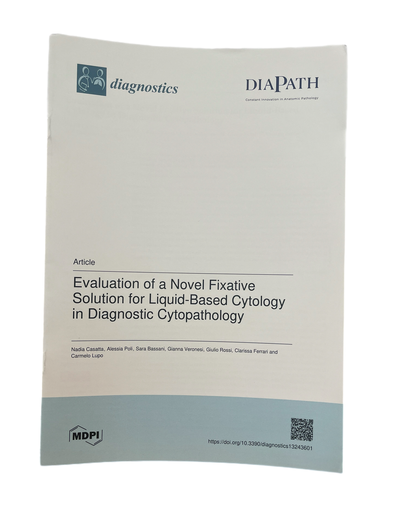 1MKT0BR171EN | Scientific Article on Fixative Solution - Cytology